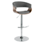 Crosby St. Vintage Mod Adjustable Barstool, Grey