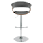 Crosby St. Vintage Mod Adjustable Barstool, Grey