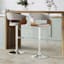 Crosby St. Vintage Mod Adjustable Barstool, Grey