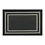 Charcoal Double Border Washable Tufted Accent Rug, 20x30