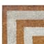 Providence White & Natural Double Border Coir Mat, 18x30