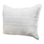 Honeybloom White Striped Slub Throw Pillow, 14x20