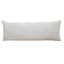 Honeybloom White Striped Slub Throw Pillow, 14x36