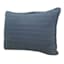 Honeybloom Blue Striped Slub Throw Pillow, 14x20