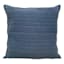 Honeybloom Blue Striped Slub Euro Throw Pillow, 24"