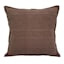 Honeybloom Brown Striped Slub Throw Pillow, 18"