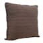 Honeybloom Brown Striped Slub Throw Pillow, 18"