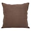 Honeybloom Brown Striped Slub Euro Throw Pillow, 24"