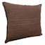 Honeybloom Brown Striped Slub Euro Throw Pillow, 24"