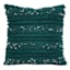 Found & Fable Green Tufted Throw Pillow with Sequins, 18"