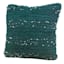 Found & Fable Green Tufted Throw Pillow with Sequins, 18"