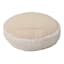 Green Velvet & Sherpa Round Floor Cushion, 20"