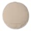 Green Velvet & Sherpa Round Floor Cushion, 20"