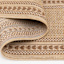 (E523) Providence Santorini Sutton Natural Outdoor Runner, 2x7