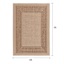 (E523) Providence Santorini Sutton Natural Outdoor Area Rug, 5x7