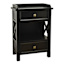 Jane X-Side Table with USB, Black
