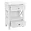 Jane X-Side Table with USB, White