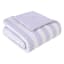Tiny Dreamers 3-Piece Purple Cabana Stripe Comforter Set, Full/Queen
