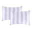 Tiny Dreamers 3-Piece Purple Cabana Stripe Comforter Set, Full/Queen