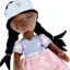 Tiny Dreamers Pink Dress Princess Pillow, 19"