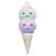 Tiny Dreamers Ice Cream Cone Shaped Pillow, 16"