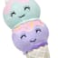 Tiny Dreamers Ice Cream Cone Shaped Pillow, 16"