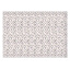 Set of 4 Black & White Diamond Printed Ribbed Placemats, 13x18
