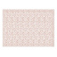 Set of 4 Coral Diamond Printed Ribbed Placemats, 13x18
