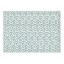 Set of 4 Green Diamond Printed Ribbed Placemats, 13x18