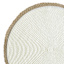 Set of 6 Lita White Round Placemats, 15"