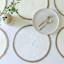Set of 6 Lita White Round Placemats, 15"