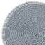 Set of 6 Vargus Cove Blue Round Placemats, 15"