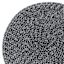 Set of 6 Alula Black Round Placemats, 15"
