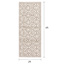 Tan & Ivory Classic Loop Accord Runner, 2x5