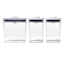 OXO 3-Piece Pop Clear Plastic Food Storage Container Set
