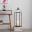 Black Metal Lantern, 31"