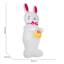 Airblown Bunny with Easter Basket Inflatable, 20'