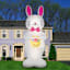 Airblown Bunny with Easter Basket Inflatable, 20'