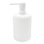 Soho White Soft Touch Ceramic Soap Dispenser, 6.8"