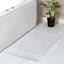 Providence Orion White Cotton Bath Rug, 20x30