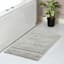 Providence Orion Grey Cotton Bath Rug, 20x30