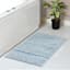 Providence Orion Light Blue Cotton Bath Rug, 20x30