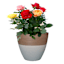 Honeybloom Green Wood Grain Outdoor Egg Planter, 12"