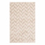 Waterford Ivory Chevron Washable Accent Rug, 36x56