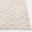 Waterford Ivory Chevron Washable Accent Rug, 36x56