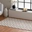 Waterford Ivory Chevron Washable Accent Rug, 36x56