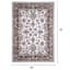 Greta Light Brown Medallion Rugease Area Rug, 5x7