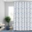 13-piece Blue Orbiting Dots Shower Curtain Set, 70x72