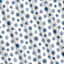 13-piece Blue Orbiting Dots Shower Curtain Set, 70x72