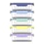 Ello Duraglass Color Lock 10 Piece 3.4 Cup Meal Prep Food Storage Set